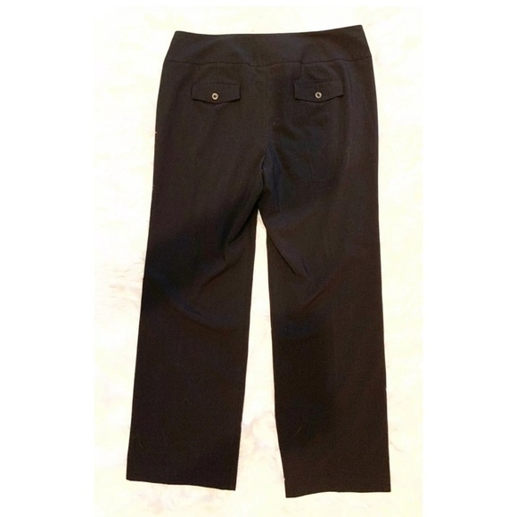 NWT SHARAGANO Black Belted Dress Pants - Picture 3 of 4